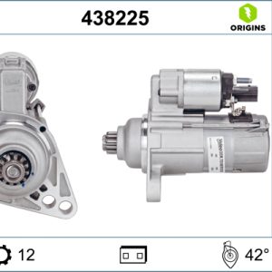 Electromotor SKODA RAPID (NH3, NK3, NK6) 1.6 TDI diesel 90 cai VALEO 438225