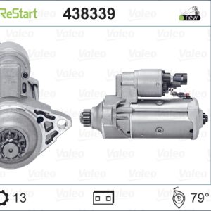 Electromotor SKODA KAROQ (NU7, ND7) 2.0 TSI 4x4 benzina 190 cai VALEO 438339