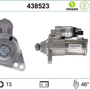 Electromotor SKODA SCALA (NW1) 1.0 TSI benzina 116 cai VALEO 438523