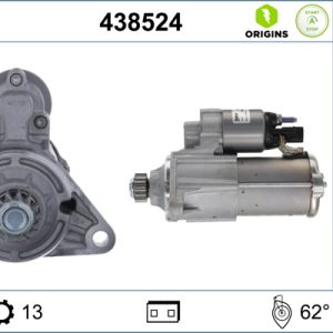 Electromotor SKODA KAROQ (NU7, ND7) 2.0 TSI 4x4 benzina 190 cai VALEO 438524