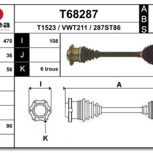 Planetara SKODA ROOMSTER (5J7) 1.4 TDI diesel 80 cai EAI T68287