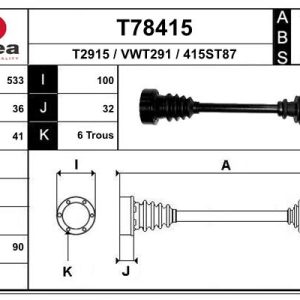 Planetara SKODA YETI (5L) 1.2 TSI benzina 105 cai EAI T78415