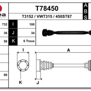 Planetara SKODA RAPID (NH3, NK3, NK6) 1.4 TDI diesel 90 cai EAI T78450
