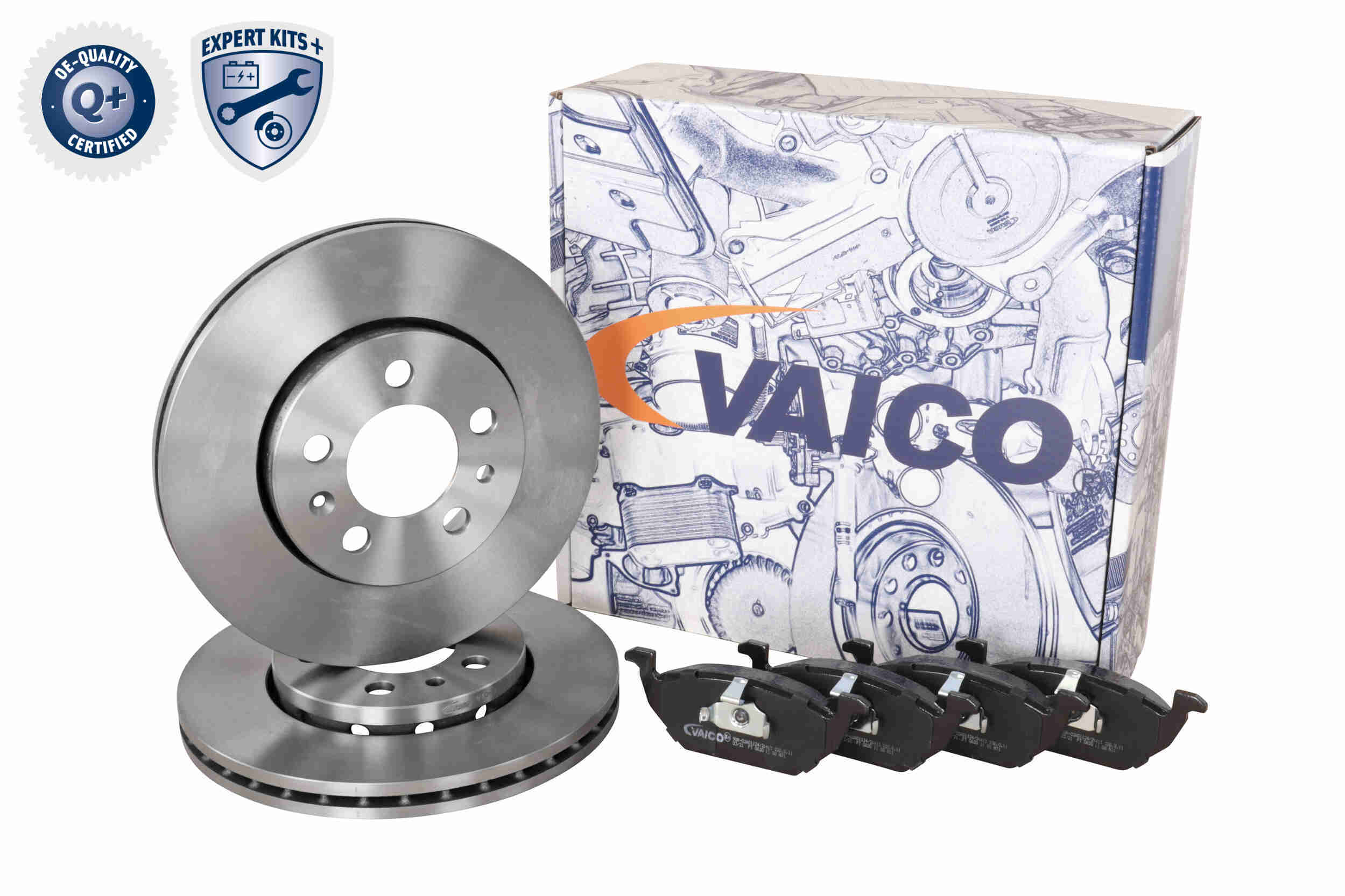 Set frana frana disc SKODA ROOMSTER (5J7) 1.2 benzina 64 cai VAICO V10-5590