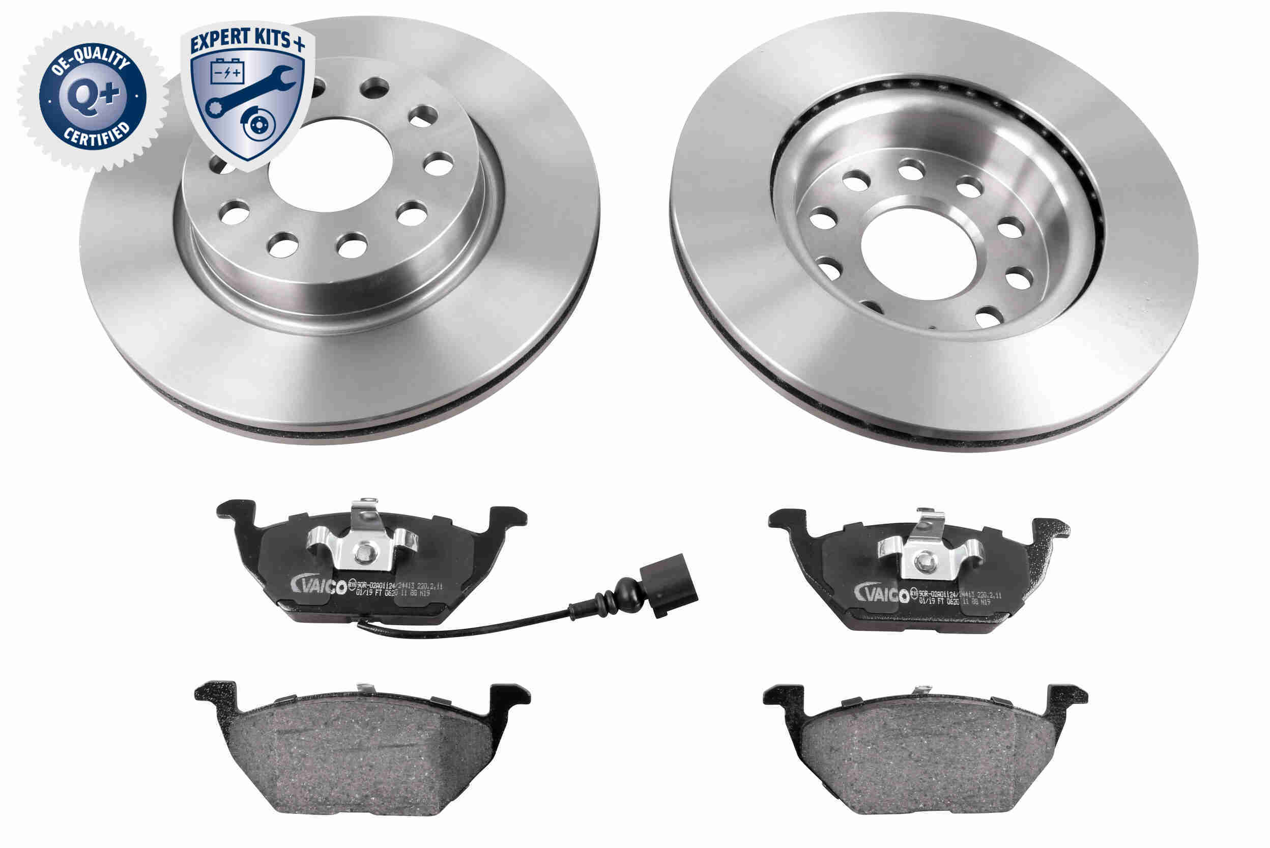 Set frana frana disc SKODA YETI (5L) 1.2 TSI benzina 105 cai VAICO V10-90003