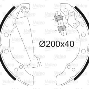 Set saboti frana SKODA RAPID Spaceback (NH1) 1.4 TDI diesel 90 cai VALEO 562080
