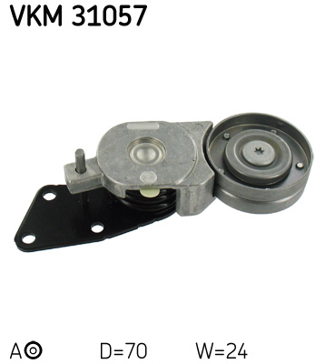 Intinzator curea transmisie SKODA ROOMSTER (5J7) 1.9 TDI diesel 101 cai SKF VKM 31057
