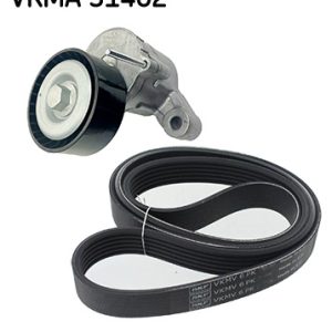 Set curea transmisie cu caneluri SKODA RAPID Spaceback (NH1) 1.4 TDI diesel 90 cai SKF VKMA 31402