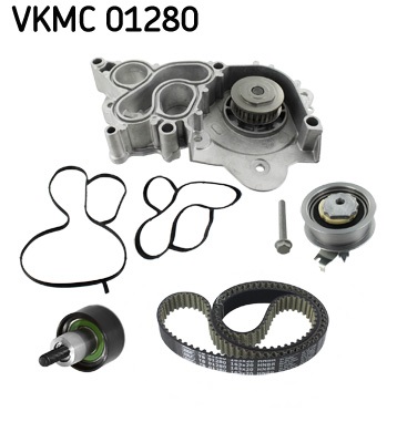 Set pompa apa + curea dintata SKODA YETI (5L) 1.4 TSI 4x4 benzina 150 cai SKF VKMC 01280