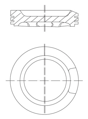 Piston MAHLE ORIGINAL 0330402 – SKODA | AutoRival