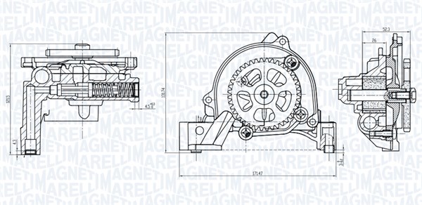Pompa ulei MAGNETI MARELLI 351516000026 – SKODA | AutoRival
