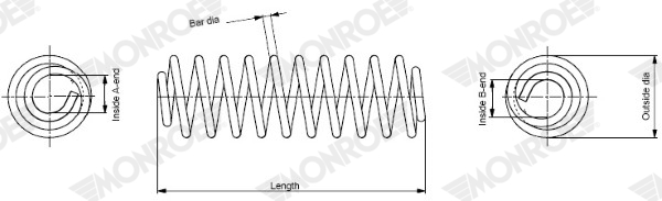 Arc spiral MONROE SP0068 – SKODA | AutoRival