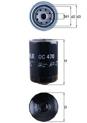 Filtru ulei KNECHT OC470 – SKODA | AutoRival