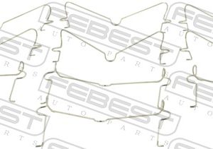 Arc placuta frana TOYOTA LAND CRUISER PRADO (_J12_) 3.0 D-4D (KDJ120_) diesel 204 cai FEBEST 0103-002-PCS10