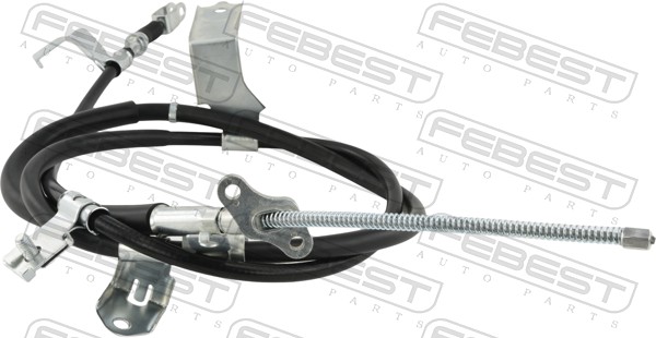 Cablu frana de parcare TOYOTA HILUX VIII pick-up (_N1_) 2.4 D (GUN112_, GUN122_, GUN135_, GUN120_, GUN135R,... diesel 150 cai FEBEST 01100-GUN120LH