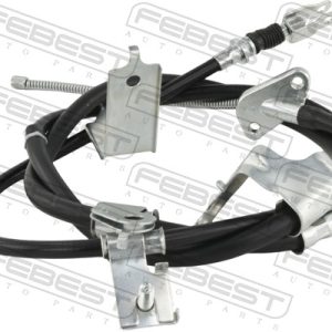 Cablu frana de parcare TOYOTA HILUX VIII platou / sasiu (_N1_) 2.4 D (GUN112_, GUN122_, GUN135_) diesel 150 cai FEBEST 01100-GUN126LH