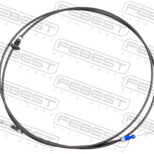 Cablu capota motor TOYOTA CAMRY limuzina (_V4_) 2.4 (ACV40) benzina 158 cai FEBEST 0199-HCASV40