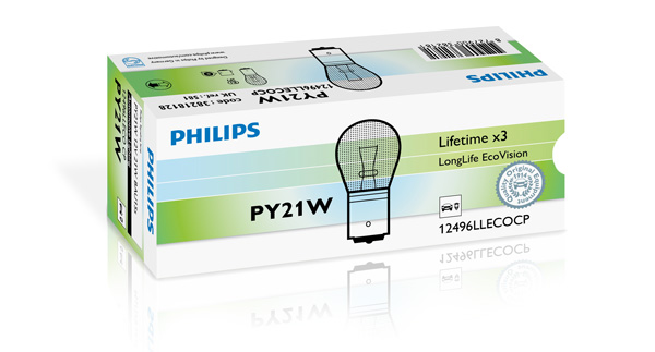 Bec semnalizator TOYOTA YARIS Caseta/ Hatchback (_P13_) 1.5 Hybrid (NHP130) benzina/elector 101 cai PHILIPS 12496LLECOCP