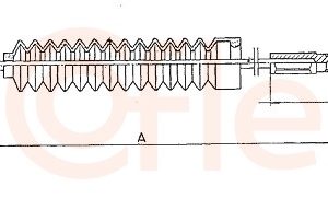 Cablu frana de parcare TOYOTA COROLLA Liftback (_E11_) 1.9 D (WZE110_, WZE110R) diesel 69 cai COFLE 17.115