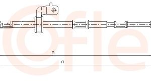 Cablu frana de parcare TOYOTA RAV 4 II (_A2_) 1.8 (ZCA25_, ZCA26_, ZCA25W, ZCA26W) benzina 125 cai COFLE 17.1560
