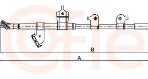 Cablu frana de parcare TOYOTA RAV 4 III (_A3_) 2.2 D 4WD (ALA30_, ALA30R) diesel 177 cai COFLE 17.1567