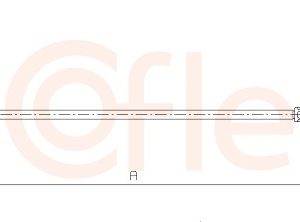 Cablu frana de parcare TOYOTA RAV 4 III (_A3_) 2.4 (ACA36, ACA38) benzina 170 cai COFLE 17.1568