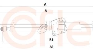 Cablu transmisie manuala TOYOTA AVENSIS combi (_T25_) 1.8 VVT-i (ZZT251_, ZZT251R) benzina 129 cai COFLE 18.1800