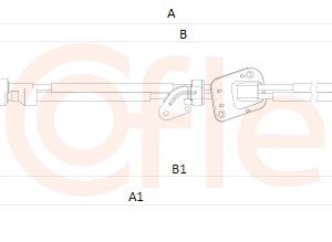 Cablu transmisie manuala TOYOTA COROLLA limuzina (_E12_) 1.4 VVT-i (ZZE120_, ZZE120R) benzina 97 cai COFLE 18.1803