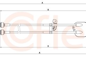 Cablu transmisie manuala TOYOTA YARIS (_P1_) 1.0 (SCP10_, SCP10R) benzina 68 cai COFLE 18.1804