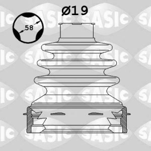 Ansamblu burduf articulatie planetara TOYOTA AYGO Caseta/ Hatchback (_B1_) 1.0 VVTi (KGB10) benzina 68 cai SASIC 1900031