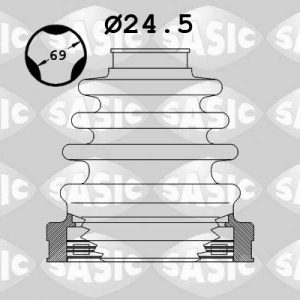 Ansamblu burduf articulatie planetara TOYOTA COROLLA (_E12_) 2.0 D-4D (CDE120R, CDE120L_) diesel 110 cai SASIC 1906064