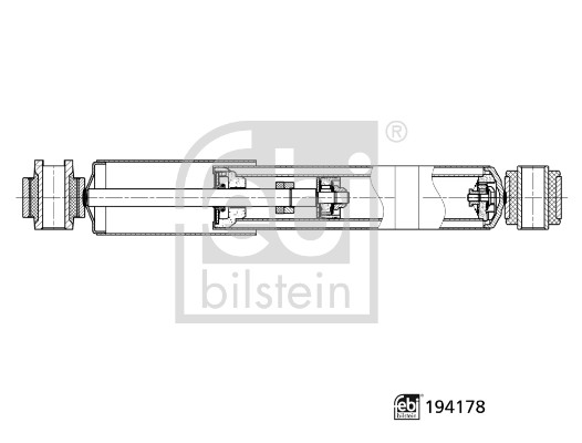 Amortizor TOYOTA PROACE VERSO bus (MPY_) 1.5 D4d (MPY8) diesel 102 cai FEBI BILSTEIN 194178