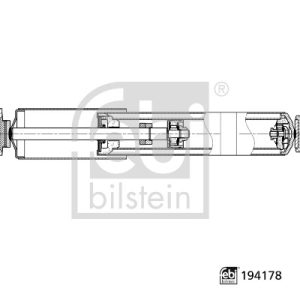 Amortizor TOYOTA PROACE VERSO bus (MPY_) 1.6 D4d (MPY2) diesel 116 cai FEBI BILSTEIN 194178