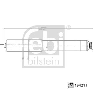 Amortizor TOYOTA HIACE IV bus (__H1_, __H2_) 2.7 4WD (RCH19) benzina 143 cai FEBI BILSTEIN 194211