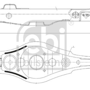 Brat suspensie roata TOYOTA RAV 4 III (_A3_) 2.0 4WD (ACA30_, ACA30R) benzina 152 cai FEBI BILSTEIN 194328