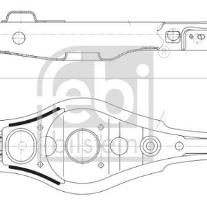 Brat suspensie roata TOYOTA RAV 4 IV (_A4_) 2.0 4WD (ZSA44_, ZSA44R) benzina 151 cai FEBI BILSTEIN 194708