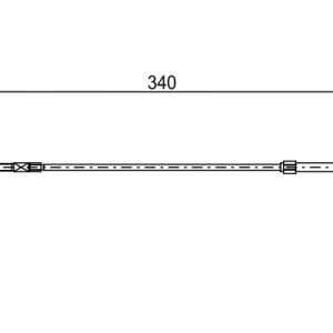 Cablu frana de parcare TOYOTA AURIS (_E15_) 2.2 D (ADE157_, ADE151_, ADE151R, ADE157R) diesel 177 cai BOSCH 1 987 482 651