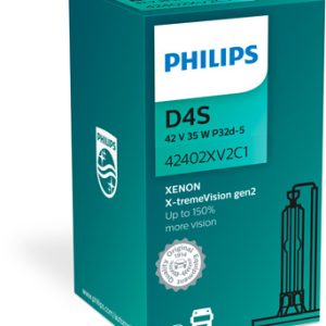 Bec far faza lunga TOYOTA AVENSIS limuzina (_T27_) 2.0 D-4D (ADT270_, ADT270R) diesel 126 cai PHILIPS 42402XV2C1