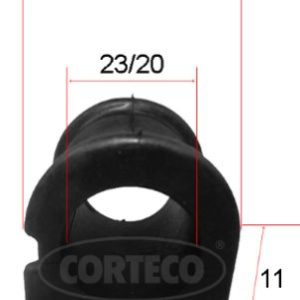 Bucsa bara stabilizatoare TOYOTA YARIS (_P1_) 1.5 (NCP13_, NCP13R) benzina 106 cai CORTECO 49371588