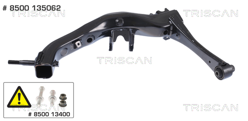Brat suspensie roata TOYOTA AVENSIS (_T25_) 2.4 VVT-i (AZT251_, AZT251R) benzina 170 cai TRISCAN 8500 135062