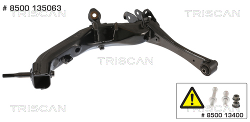 Brat suspensie roata TOYOTA AVENSIS limuzina (_T25_) 2.2 D-CAT (ADT251_, ADT251R) diesel 177 cai TRISCAN 8500 135063