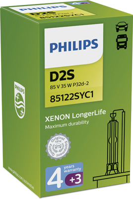 Bec far faza lunga TOYOTA AVENSIS limuzina (_T25_) 2.4 VVT-i (AZT251_, AZT251R) benzina 163 cai PHILIPS 85122SYC1