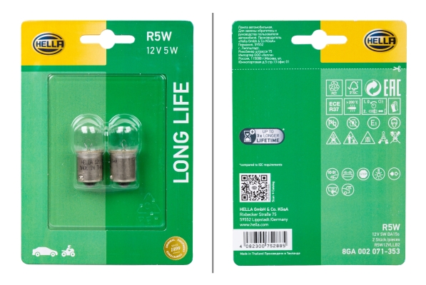 Bec semnalizator TOYOTA AVENSIS (_T22_) 1.6 VVT-i (ZZT220_, ZZT220R) benzina 110 cai HELLA 8GA 002 071-353