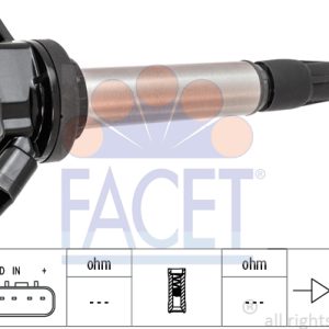Bobina de inductie TOYOTA AVENSIS limuzina (_T27_) 1.8 VVT-i (ZRT271_, ZRT271R) benzina 147 cai FACET 9.6436