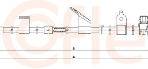 Cablu frana de parcare TOYOTA YARIS CROSS (MXP_) 1.5 Hybrid (MXPJ10) benzina/elector 116 cai COFLE 92.1.TY004