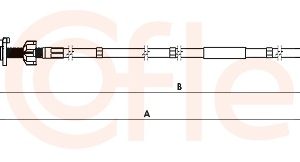 Cablu ambreiaj TOYOTA AYGO (_B4_) 1.0 VVTi (KGB40) benzina 72 cai COFLE 92.2.TY001
