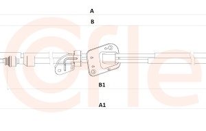 Cablu transmisie manuala TOYOTA COROLLA Verso (ZER_, ZZE12_, R1_) 2.2 D-4D (AUR10_, AUR10R) diesel 177 cai COFLE 92.2CB.TY003