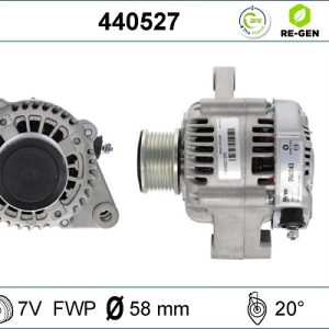 Alternator TOYOTA HILUX VII pick-up (_N1_, _N2_, _N3_) 2.5 D-4D (KUN15, KUN10) diesel 102 cai VALEO 440527