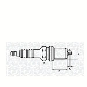Bujie TOYOTA PREVIA I (_R1_, _R2_) 2.4 4WD (TCR21_, TCR20_, TCR21R, TCR20R) benzina 132 cai MAGNETI MARELLI 062000776304