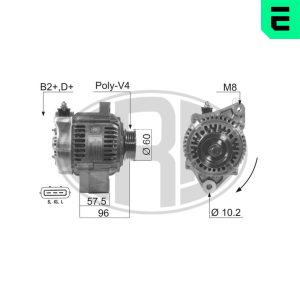 Alternator TOYOTA COROLLA (_E11_) 1.3 (EE110) benzina 75 cai ERA 210629A
